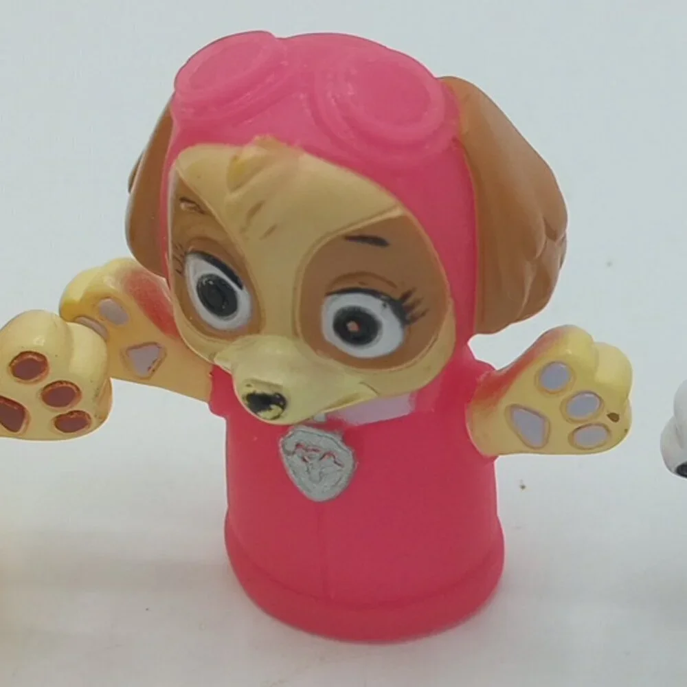 Paw Patrol Bath Finger Puppets Set of 5 Chase Marshall Skye Rubble Zuma Nickelod